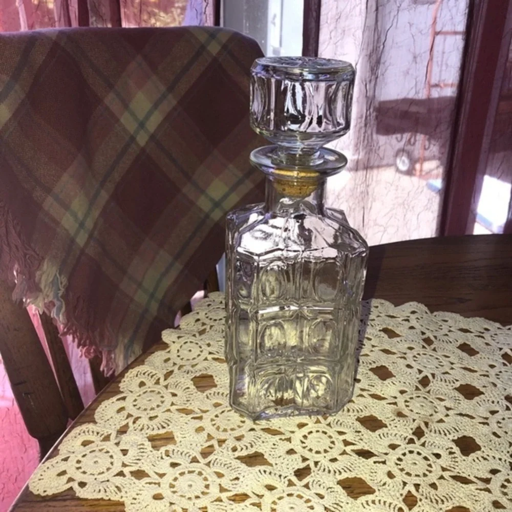 Whiskey Glass Decanter Liquor Tequila Vodka Brandy Alcohol Bottle Stopper